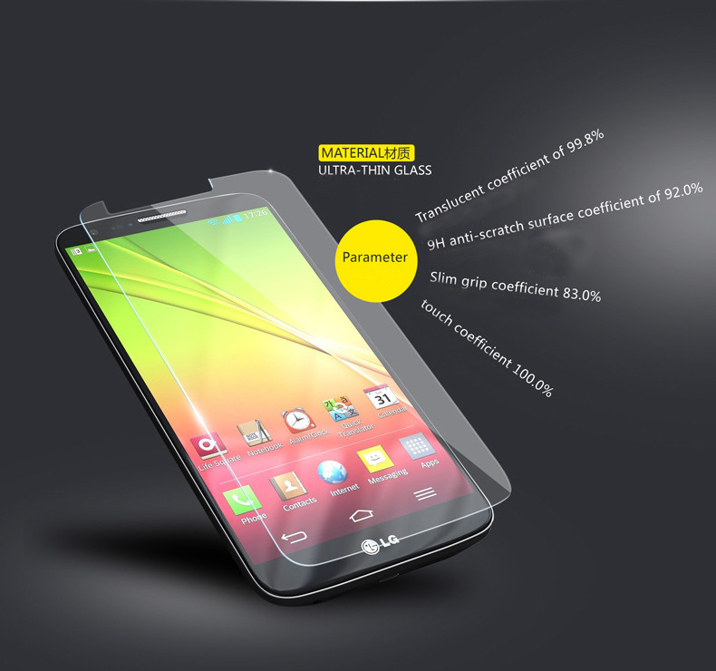 Function of tempered glass for LG G2 mobile device